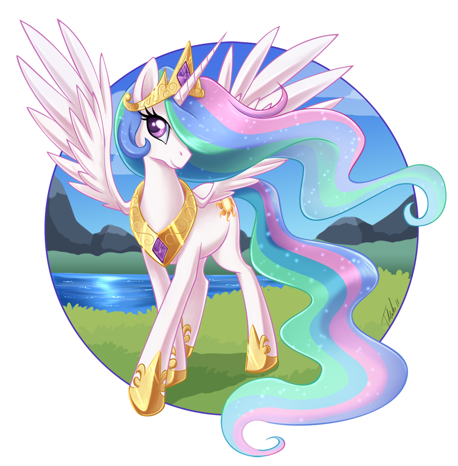 princess celestia drawing easy