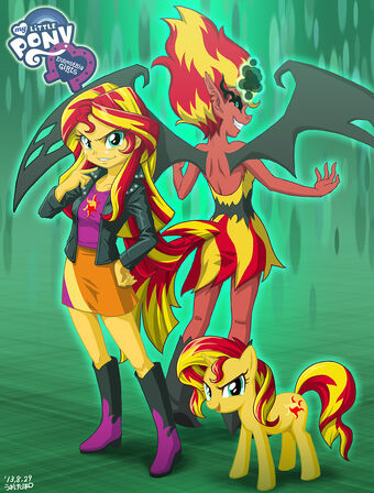 Sunset Shimmer My Little Pony Fan Labor Wiki Fandom