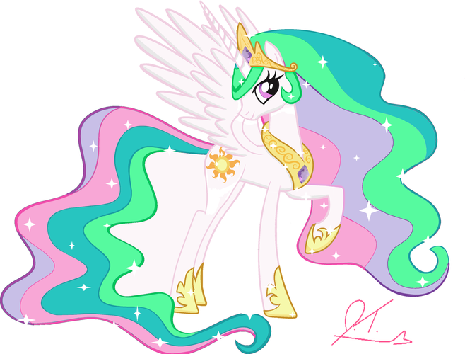 Image - Princess Celestia by artist-untucker.png | My