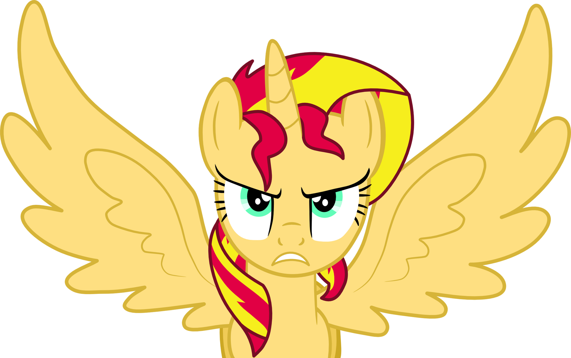 Image - Alicorn Sunset Shimmer Furious by Mighty355.png ...