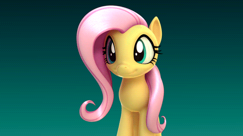 Image - Fluttershy 3D rig animation by 2Snacks.gif | My Little Pony Fan