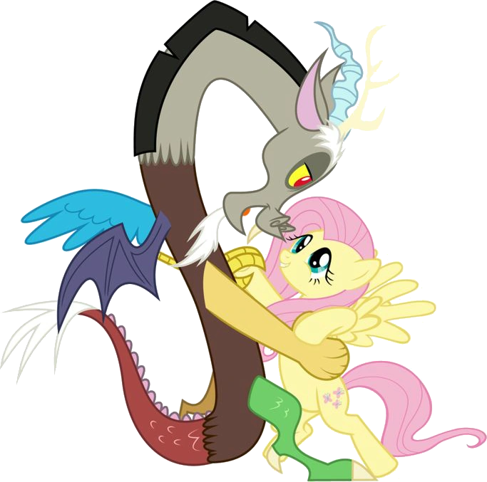 fluttershy x discord