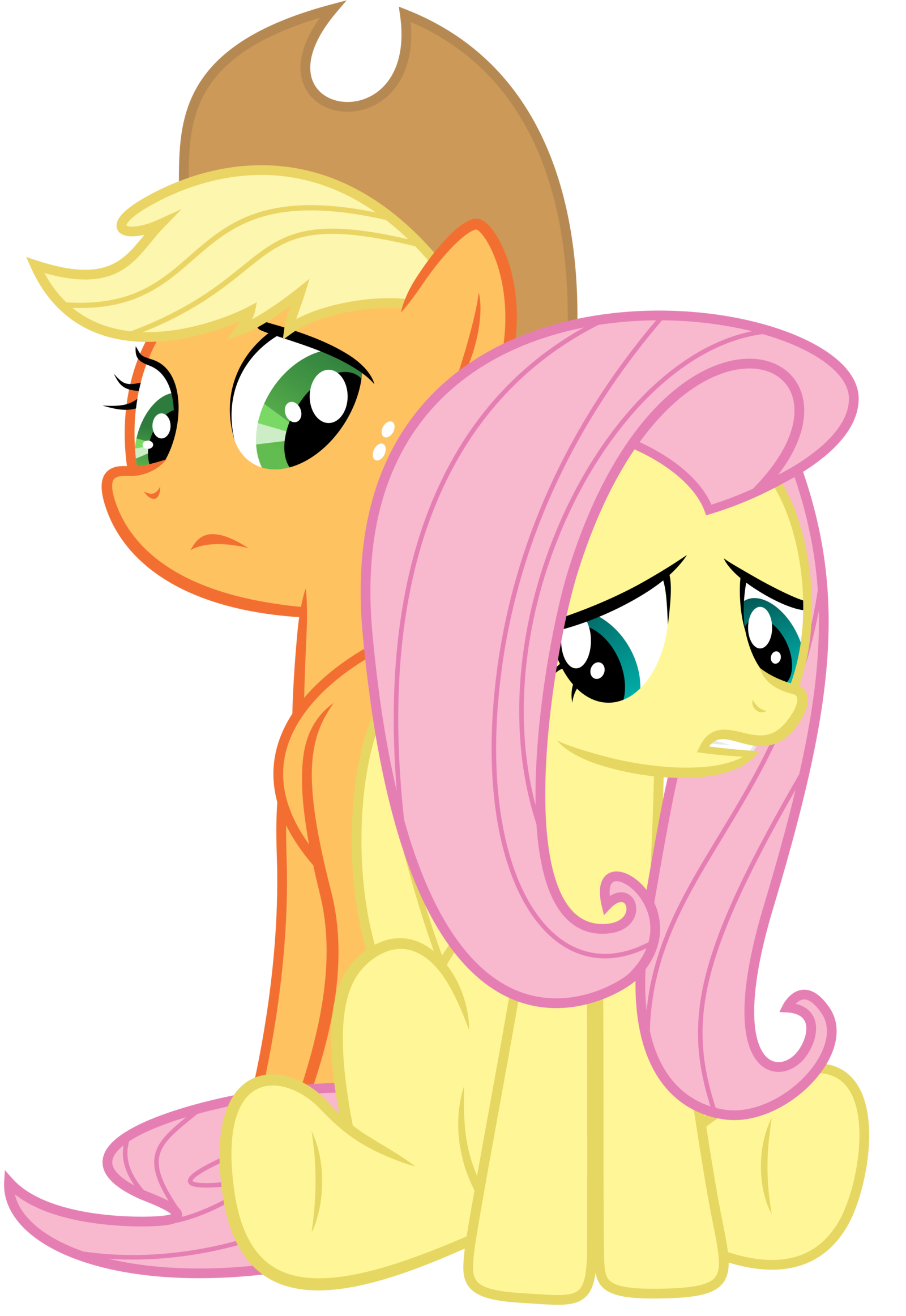 Applejack Fluttershy My Little Pony Friendship is Magic Applejack Fluttershy My Little Pony Friendship is Magic