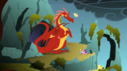 Fluttershy Confronting Dragon S1E07