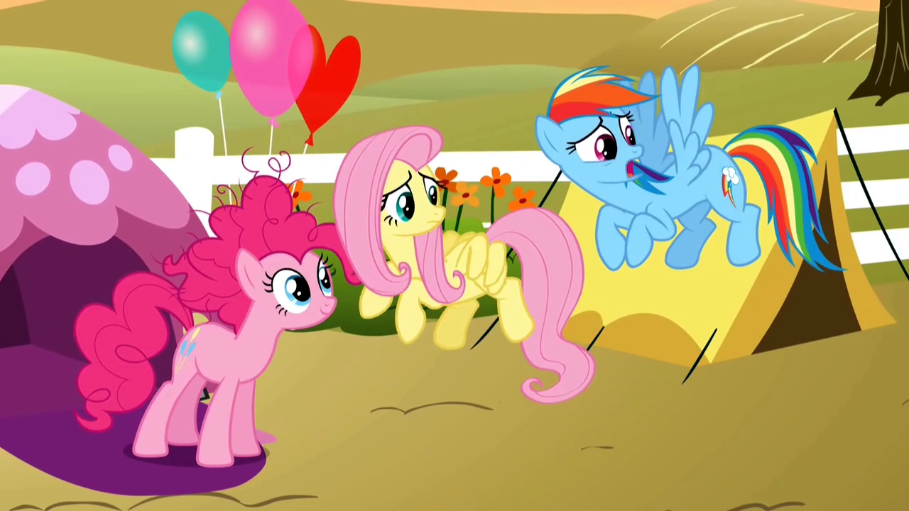 Image - Pinkie Pie, Fluttershy and Rainbow Dash S2E15.png | 마이 리틀 포니 위키