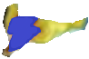 Lightning flash element blue