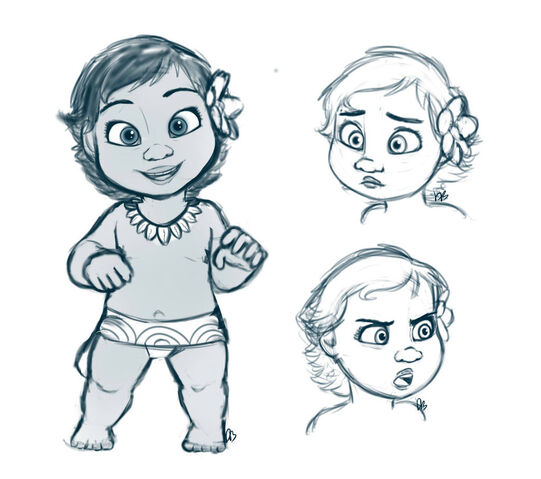 Image - Baby Moana Concept Art.jpg | Moana Wikia | FANDOM powered by Wikia