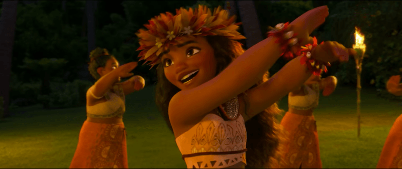 what is the flat character in moana