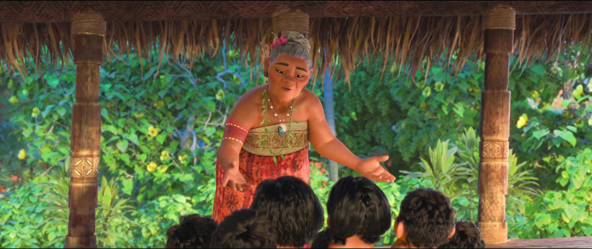 gramma tala coloring page easy moana