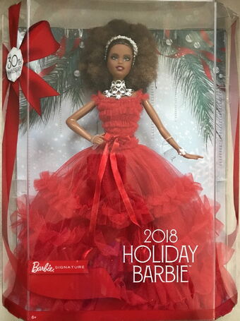 african american 2018 holiday barbie