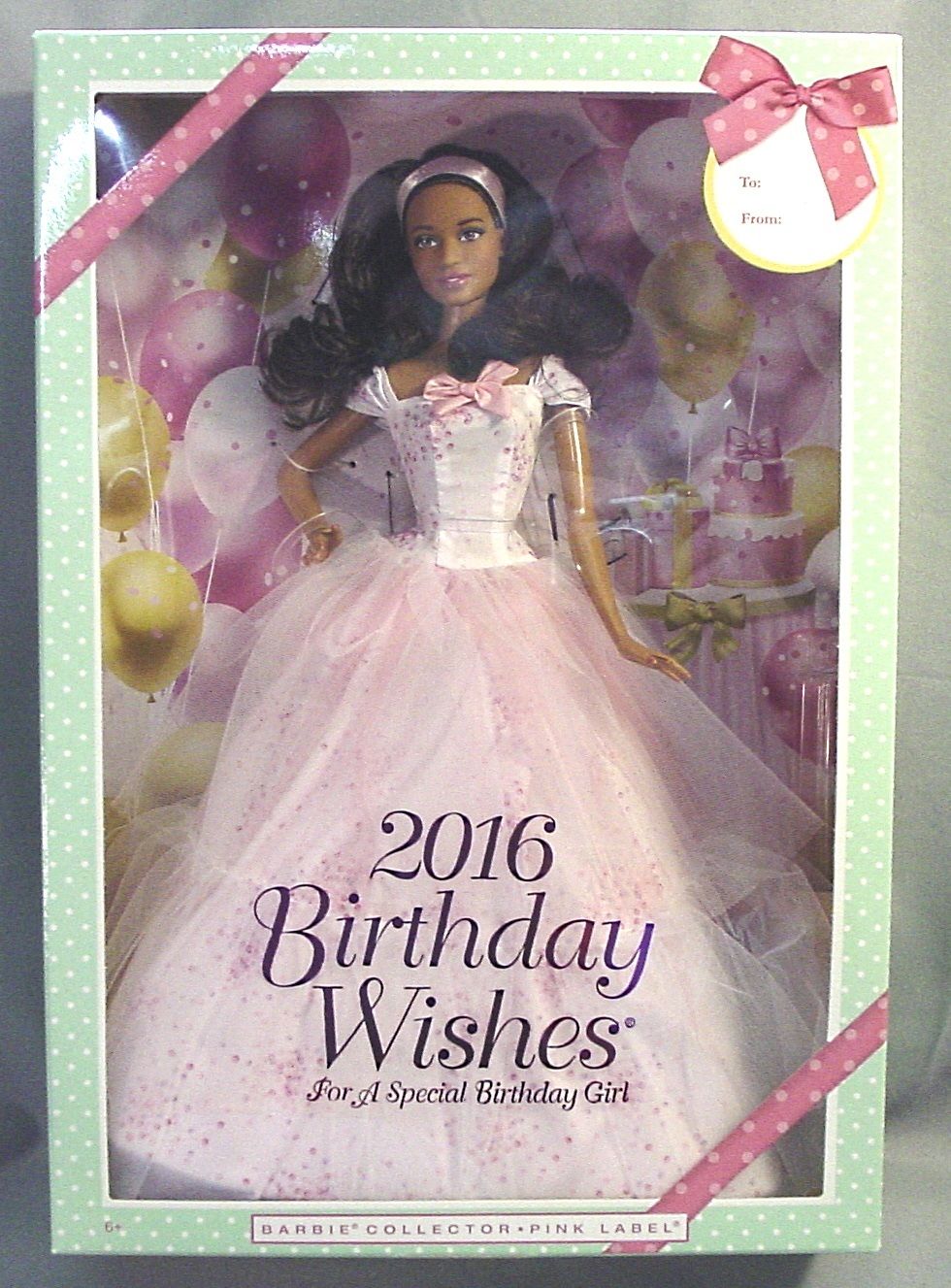 black birthday barbie