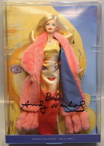 andy warhol barbie painting