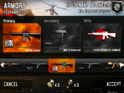 MC2-Class selection screen