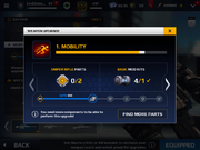 MC5-Weapon upgrade interface