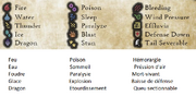 Liste altération MHW