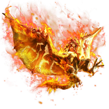 MHXR-Flame Rathalos Render 001