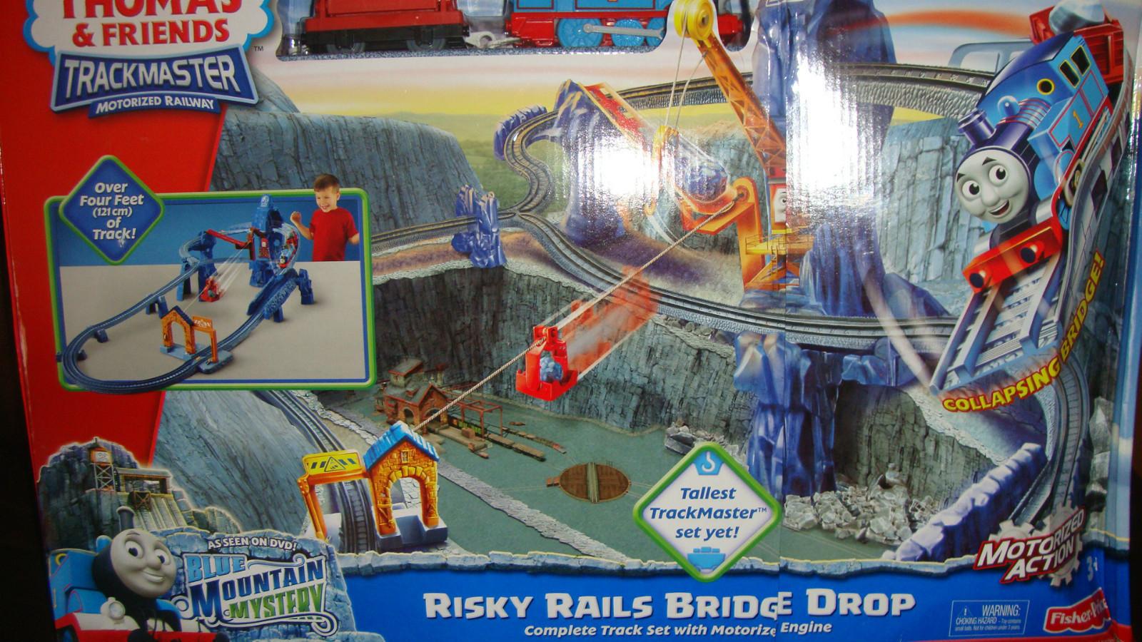 trackmaster risky rails bridge drop