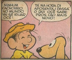 Chico conversa com Fido em 'O Velho Cão', de Mônica N38 (Globo)