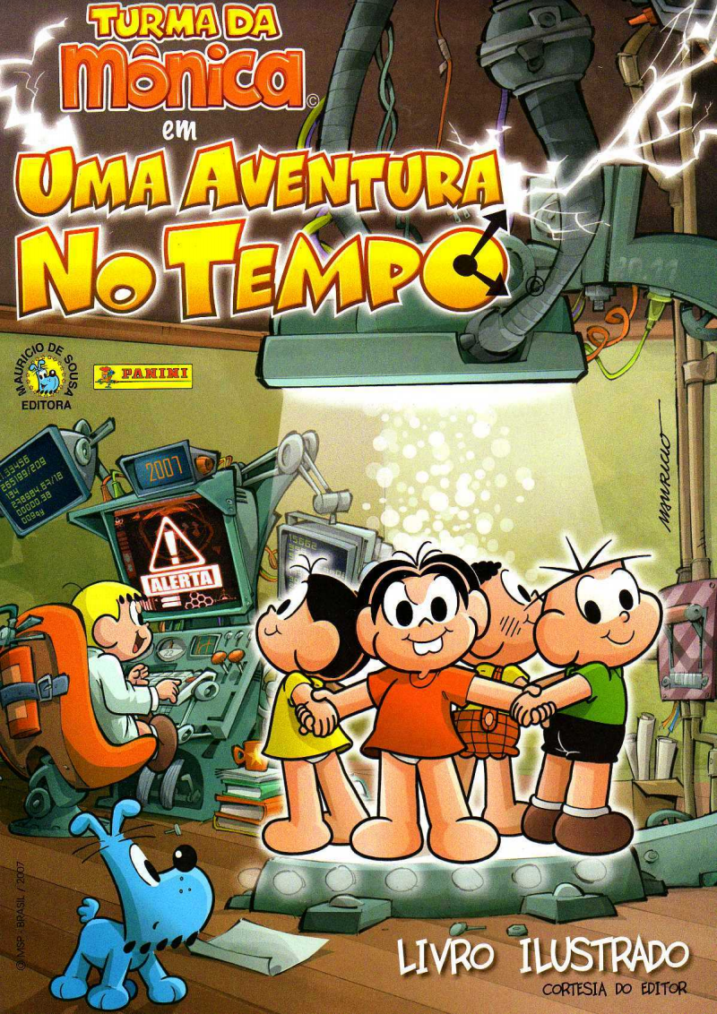 Imagem Turma da Mônica em Uma Aventura no Tempo (Livro Ilustrado) Capa.png Turma da Mônica