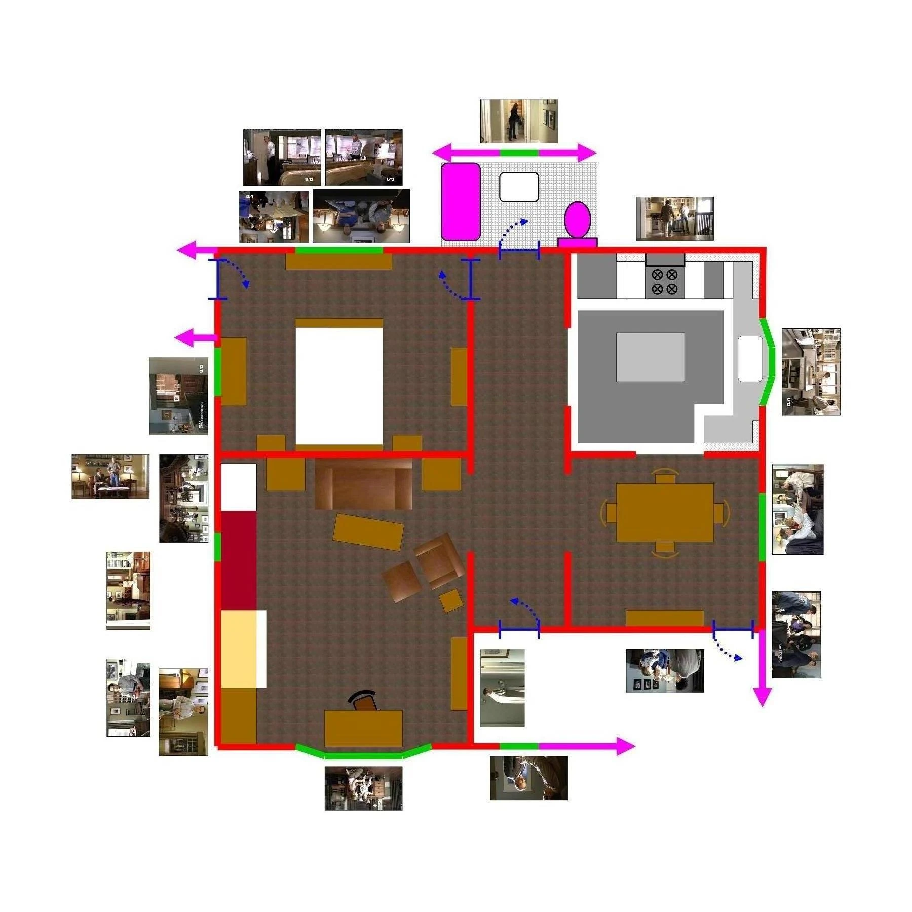 Apartamento de Adrian Monk Wiki MONK FANDOM powered by Wikia
