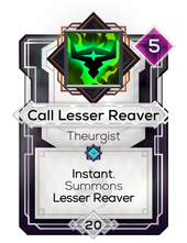 Call Lesser Reaver