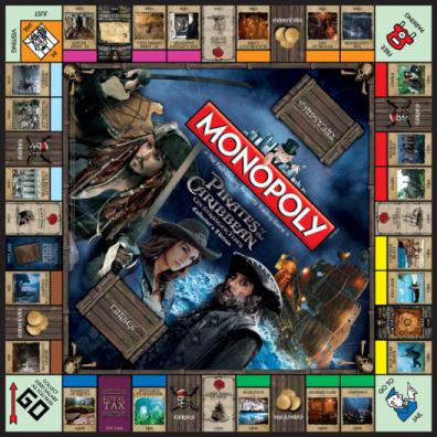 USAopoly Pirates of the Caribbean Ultimate Edition Monopoly Board Game NEW