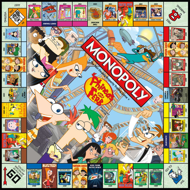 Image result for The Phineas And Ferb Edition monopoly
