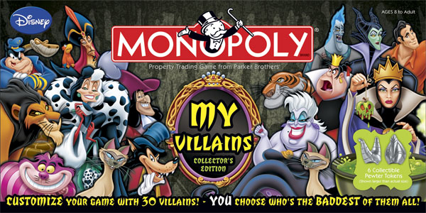 My Disney Villains Collector S Edition Monopoly Wiki Fandom