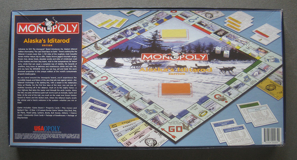Monopoly Alaskas Iditarod Game