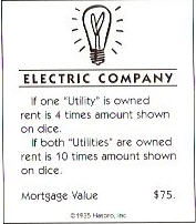 Electric Company | Monopoly Wiki | FANDOM powered by Wikia