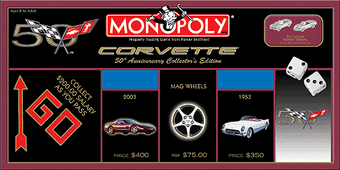 Corvette 50th Anniversary Collector S Edition Monopoly Wiki Fandom - corvette 50th aniverserey symbol roblox