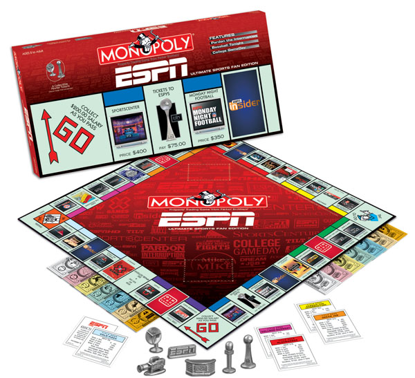 ESPN Ultimate Sports Fan Edition Monopoly Wiki FANDOM powered by Wikia