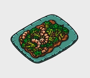 Shrimp n Broccoli Stir Fry Monster Chef Wiki Fandom