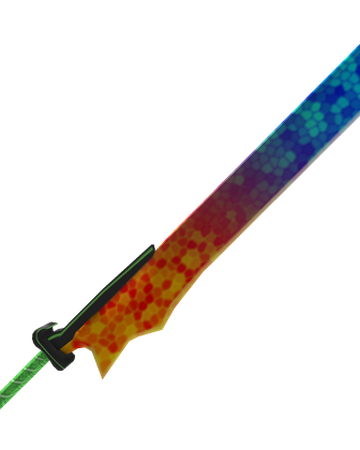 Omega Rainbow Sword Monster Islands Roblox Wiki Fandom - sword roblox gear