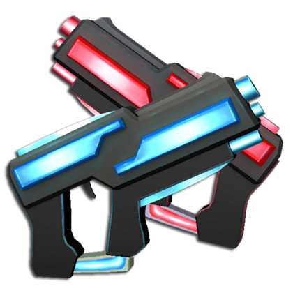 Dual Hyperlasers Monster Islands Roblox Wiki Fandom - laser pistol roblox id