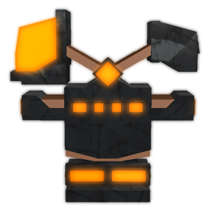 Volcanrock Armour Monster Islands Roblox Wiki Fandom - roblox armor