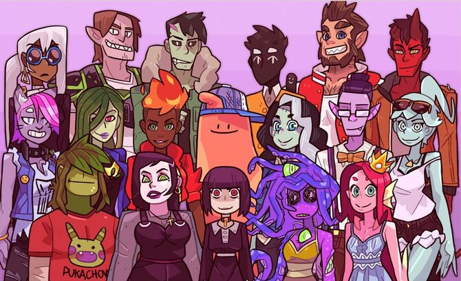 Monster Prom Characters