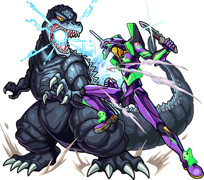 Godzilla & Eva-01 | Monster Strike Wiki | FANDOM powered by Wikia