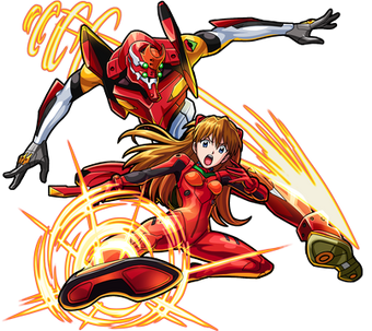 Asuka Amp Eva 02 Monster Strike Wiki Fandom