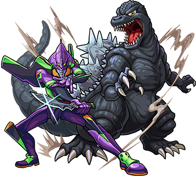 Godzilla & Eva-01 | Monster Strike Wiki | FANDOM powered by Wikia
