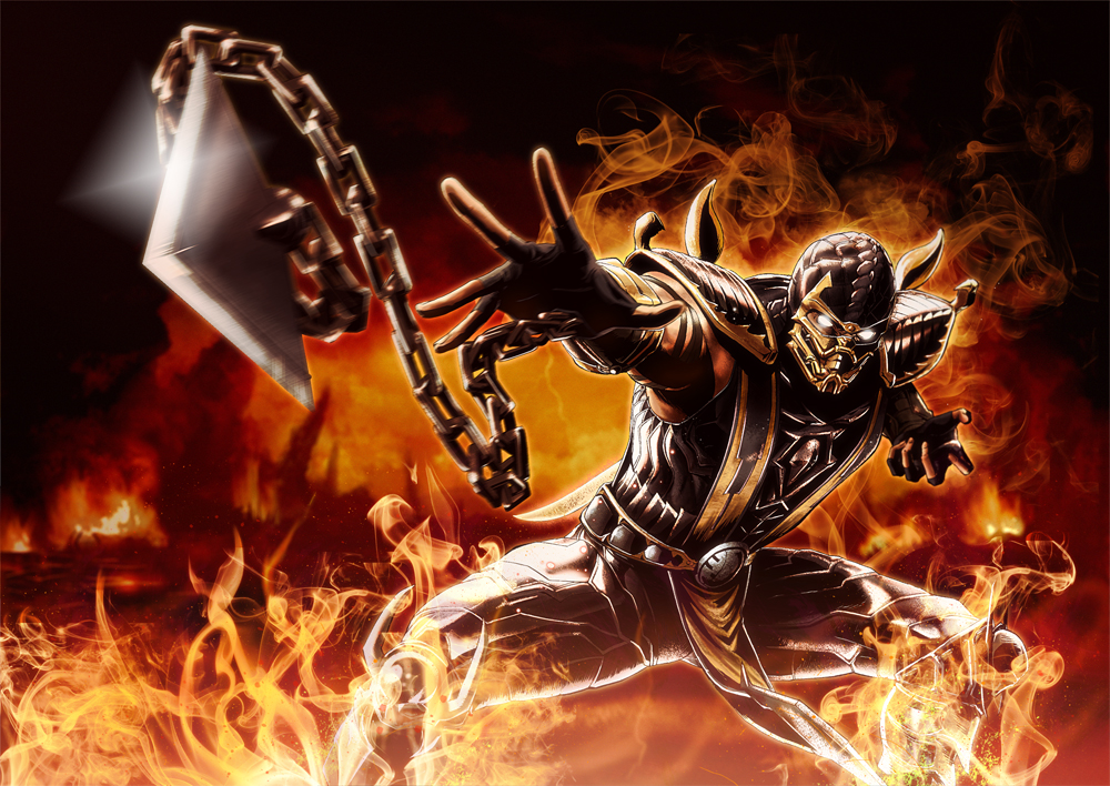 Artistic Pictures Scorpion Mortal Kombat