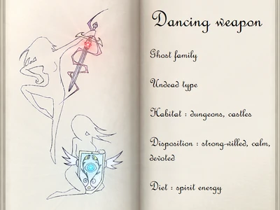 Dancing weapon
