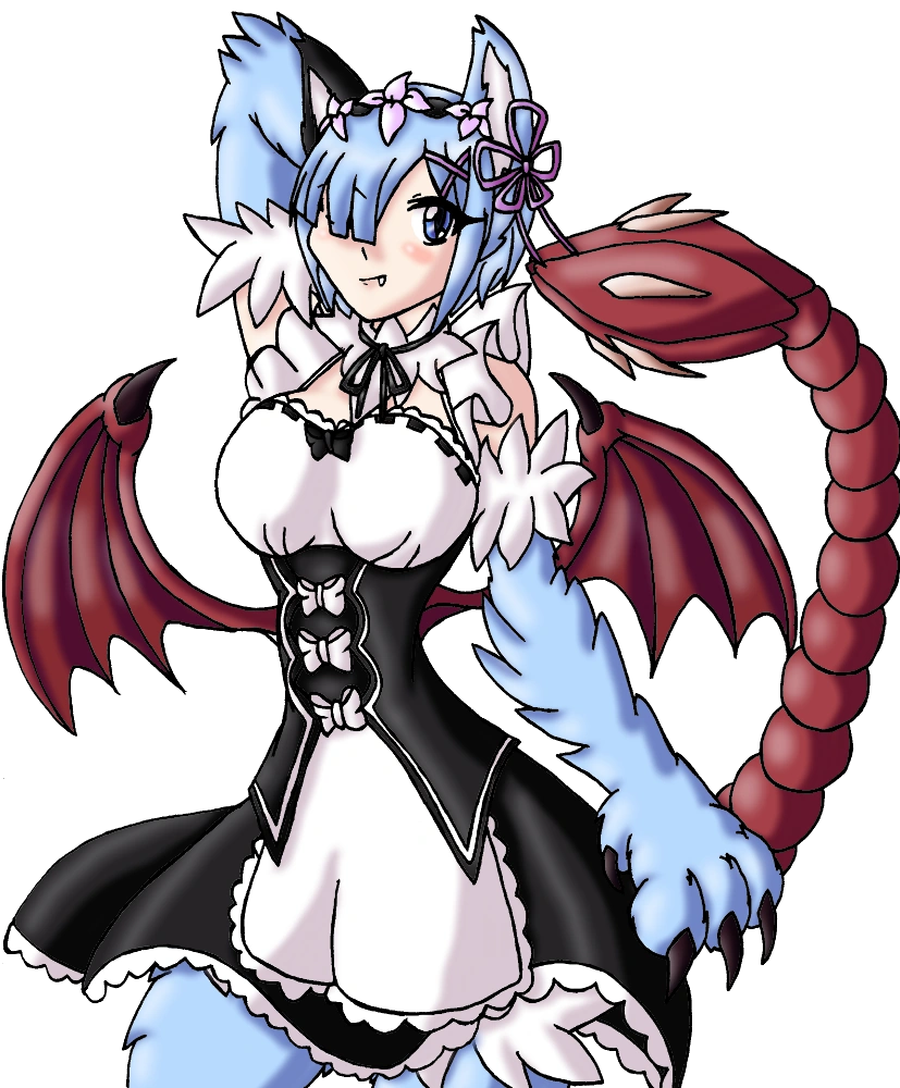 Image 1486966594.eradose manticore rem.png Monster Girl Encyclopedia Wiki FANDOM powered