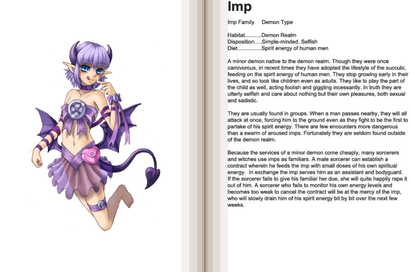 Image Imp Png Monster Girl Encyclopedia Wiki Fandom Powered By Wikia