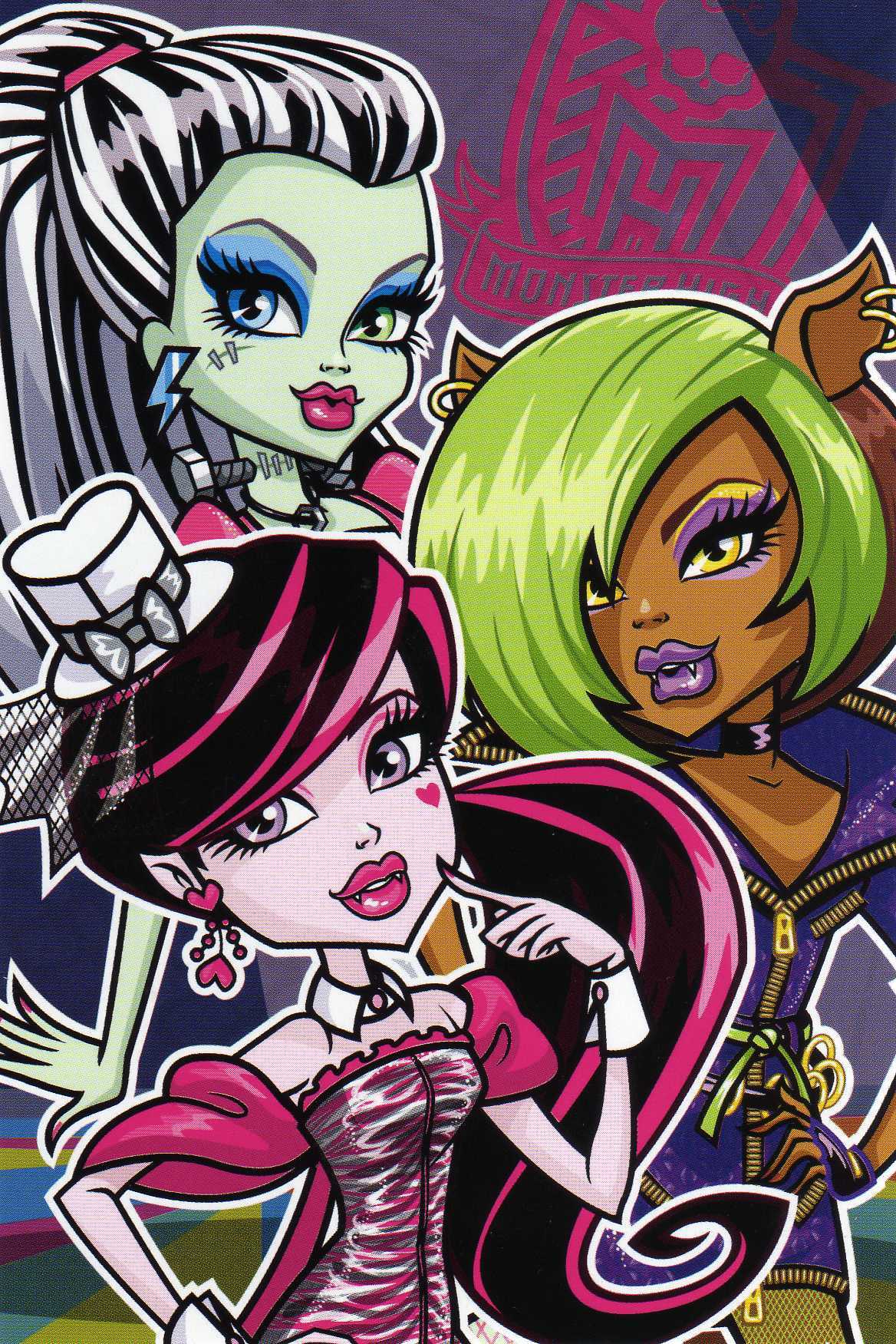 Uncategorized Monster High Draculaura Pictures image frankie draculaura and clawdeen monster high 26105447 1168 1751 jpg