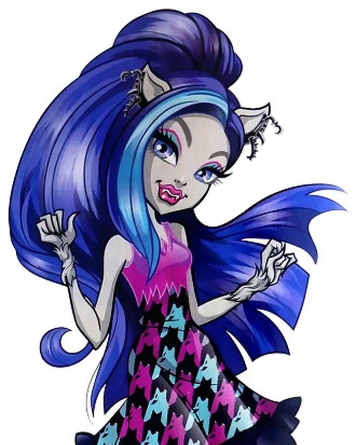 monster high blue hair