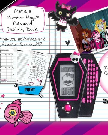 Make A Monster High Album Activity Book Monster High Wiki Fandom