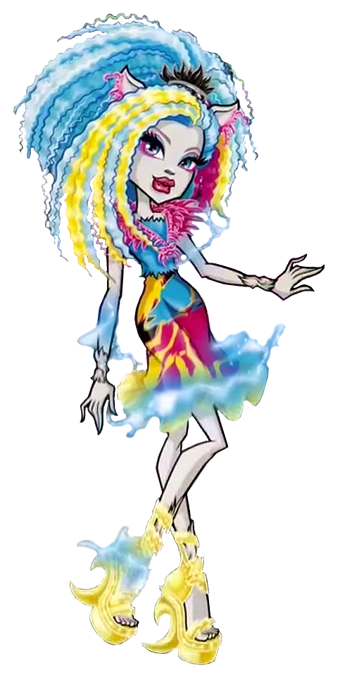 monster high electrified silvi timberwolf