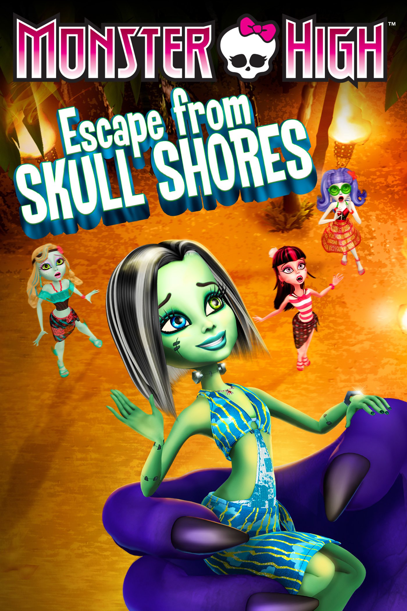 monster high escape from skull shores dolls