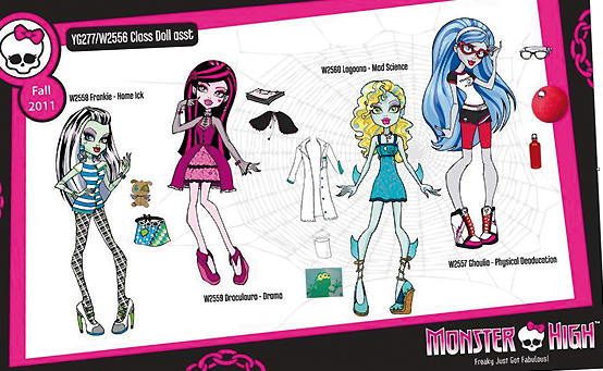 monster high classroom dolls